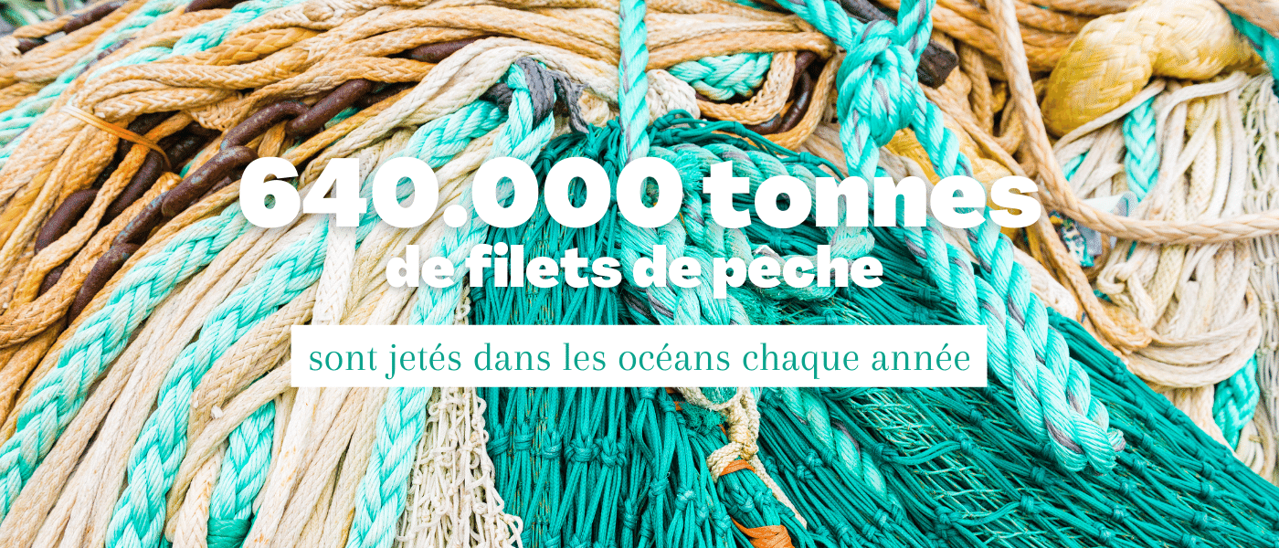 640.000 tonnes de filets de pêche sont jetés ou abandonnés dans les océans chaque année